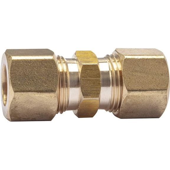 LTWFITTING 3/8" OD Compression Union,Brass Compression Fitting(Pack of 30)