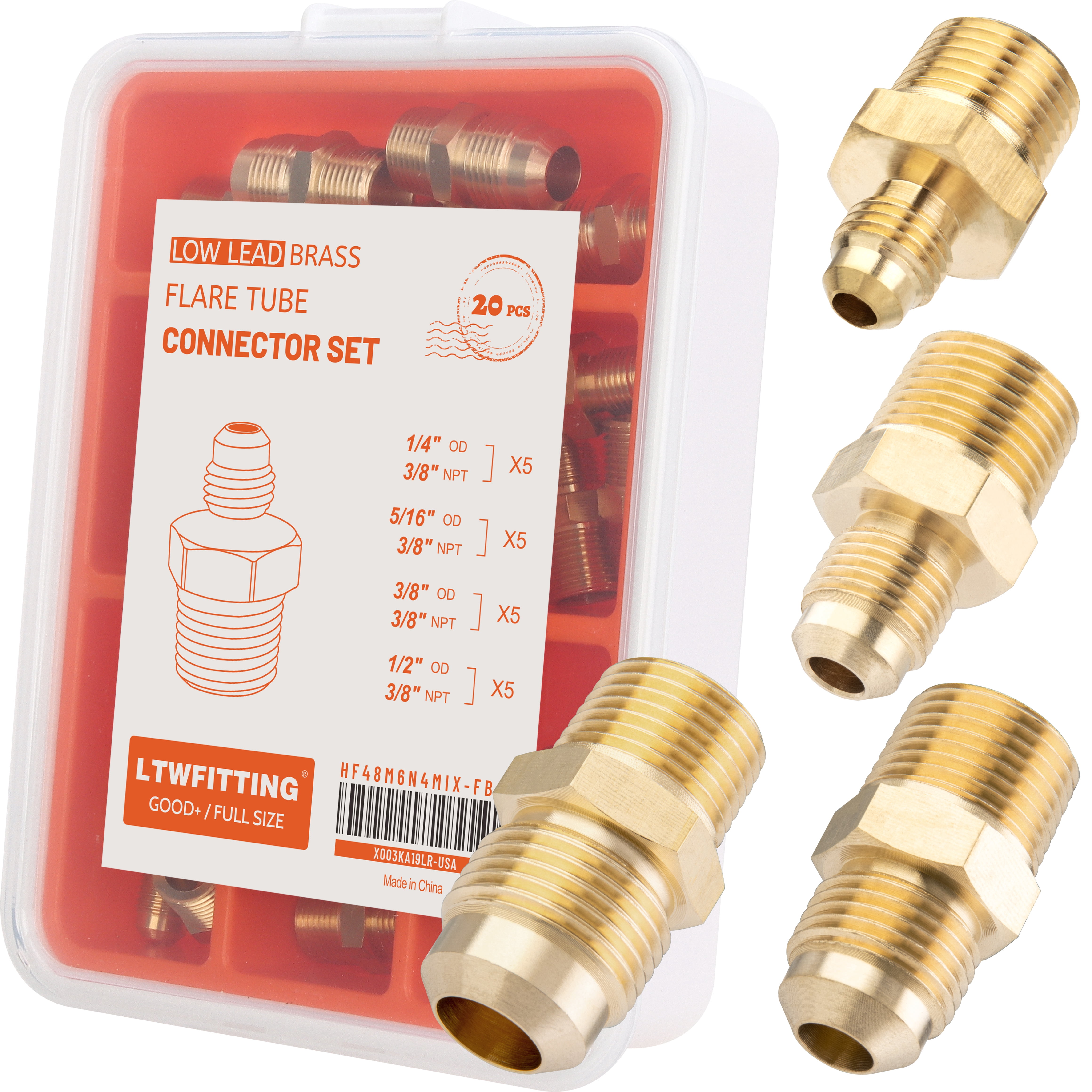 WARREN FASTENINGS 2150-Piece Grade 5 Bolt Assortment Kit – 1/4 To 1/2, Nuts & Washers