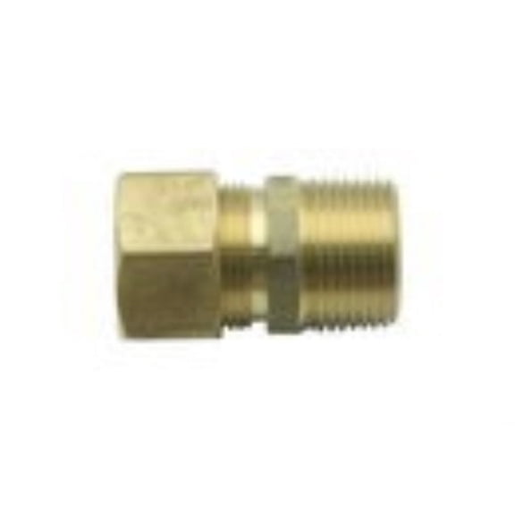 LTWFITTING Brass 34-Inch OD x 34-Inch Male NPT Compression Connector Fitting(Pack of 5)