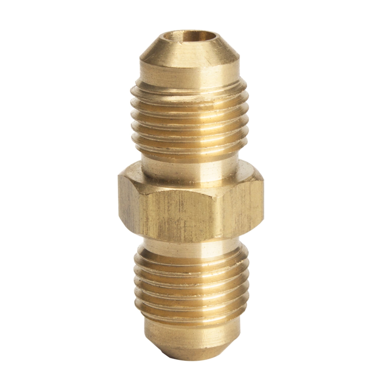 Coupling Vis Brass SAE 45 Degree Flare Tube Fitting Adapter 1, 1/2 Flare X 1/2 N