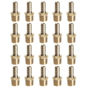 LTWFITTING Brass Barb Fitting Coupler/Connector 3/8-Inch Hose ID x 3/8-Inch Male NPT FuelPack of 20