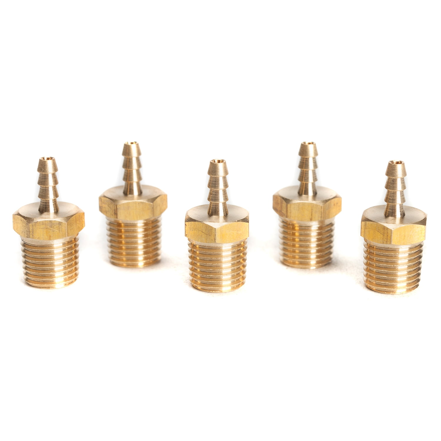 Dixon 1AS1-B Brass Quick-Connect Coupler - 1/8" Hose Barb Air Fitting
