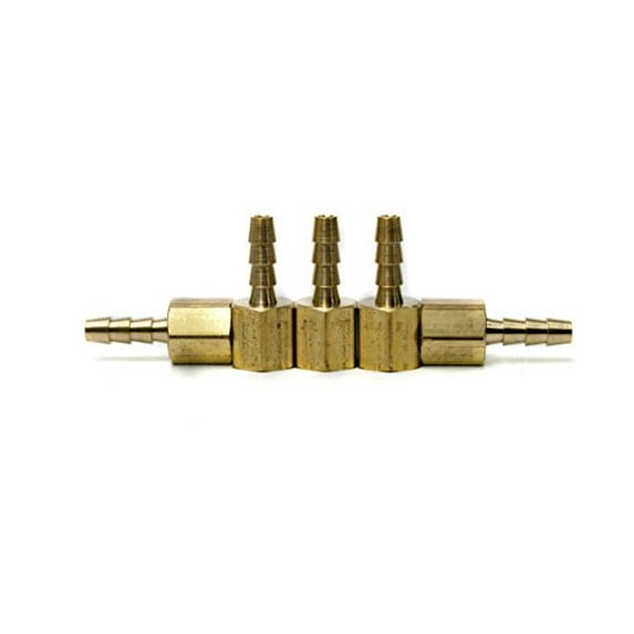 LTWFITTING Brass Fitting Coupler 3/16-Inch Hose Barb x 1/8-Inch Female NPT Fuel Gas Water(Pack of 5)