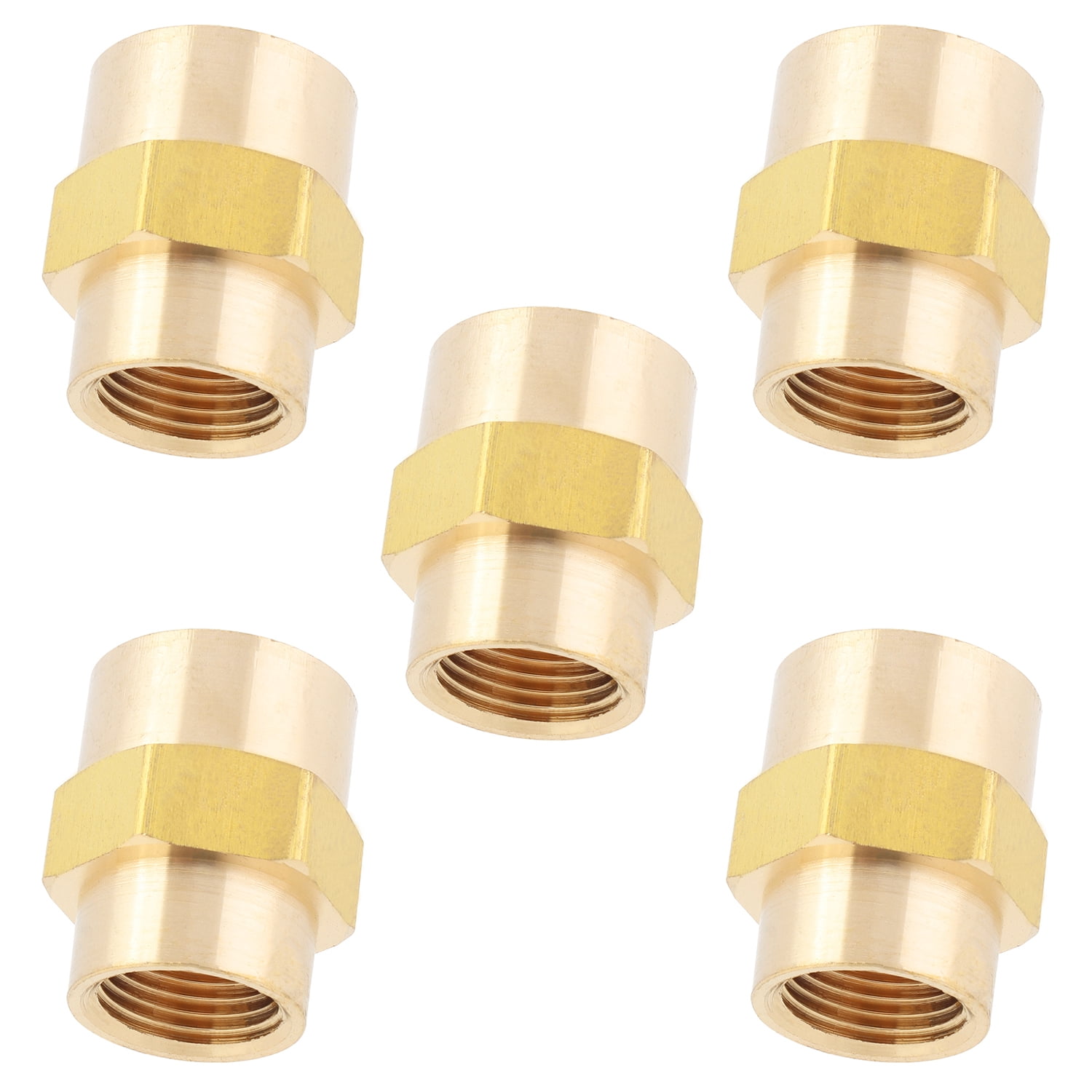 3/4" X 1/2" Male NPT X Female NPT Hex Bushing Reducer Brass Pipe Fitting 2 Pack - View #4
