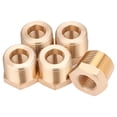 thumbnail interactive-video image 1 of PRO-EDGE INDUSTRIAL Brass Hex Bushing – 3/4 Male X 1/2 Female NPT Reducer 1 of 2