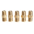 thumbnail image 1 of LTWFITTING Brass Pipe Hex Nipple Fitting 1/8 x 1/8 Inch Male Pipe NPT MNPT MPT Air Fuel Water(Pack of 5), 1 of 1
