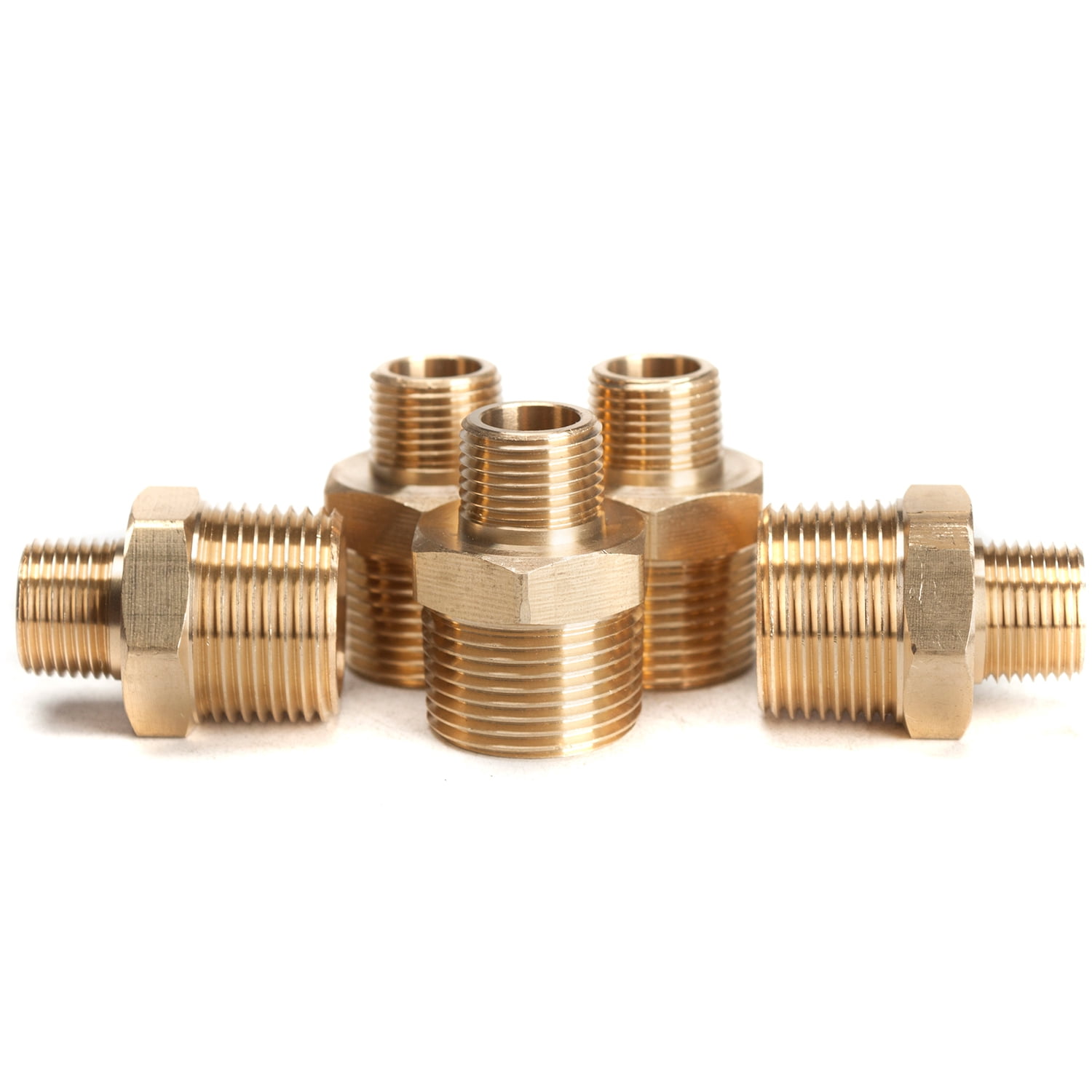 LTWFITTING Red Brass Pipe Fitting, Nipple, 3/4 Inch NPT Male X 5 Inch - View #5