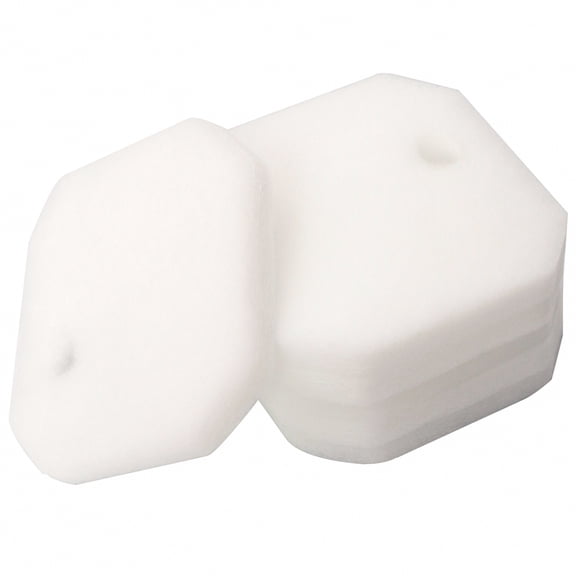 LTWHOME Replacement White Fine Filter Pad Fit for Eheim 2616265 Professional Pro 2 2226/2326/ 2026/2128 and Experience 350 (Pack of 6)