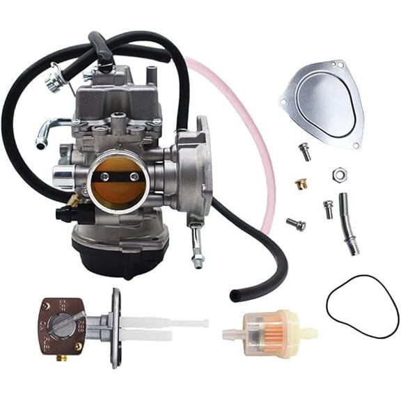 LTZ400 2003-2007 Carburetor Replacement with Fuel Valve Petcock, Stable Idle, Smooth Response