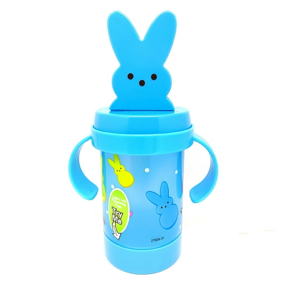 Light up Blue Bunny Peeps Sippy Cup for Boy and Girls Children