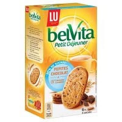LU Belvita Biscuits Cereales Et Ppites De Chocolat Moins de Sucres 300g