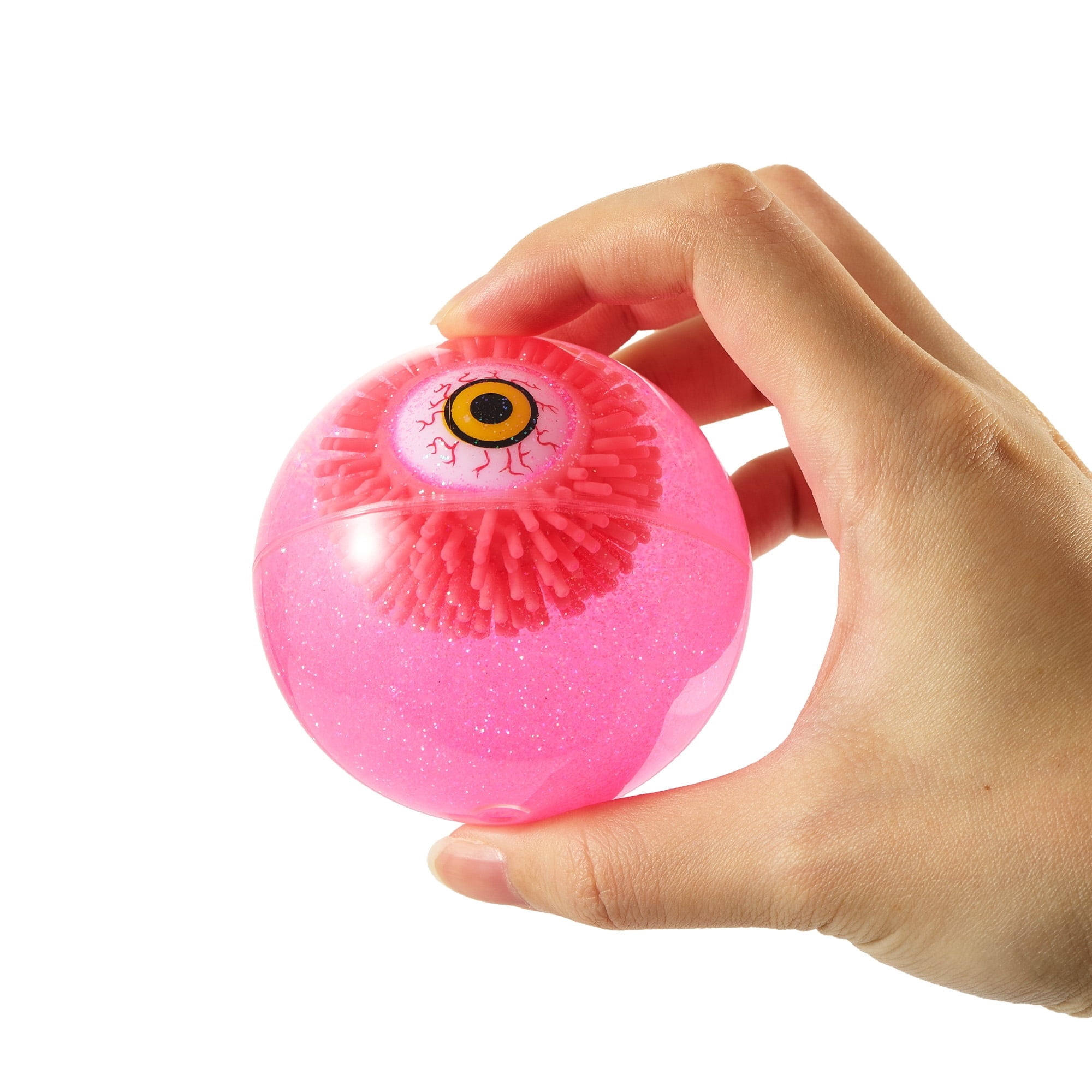 Light-Up Eyeball Bouncy Ball Party Favor, Pink, Halloween by Way To Celebrate