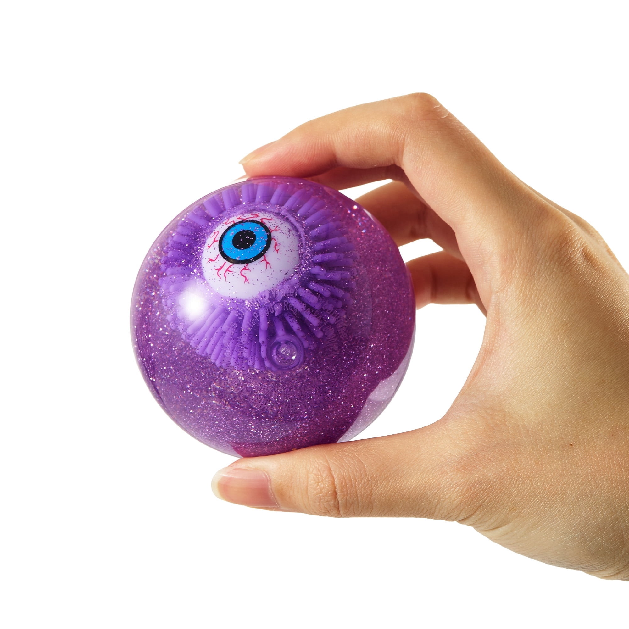 Light-Up Eyeball Bouncy Ball Party Favor, Purple, Halloween by Way To Celebrate