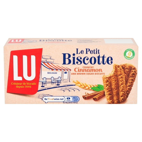 LU Le Petit Biscotte Crunchy Cinnamon & Brown Sugar Biscuits 200g (pack of 10)