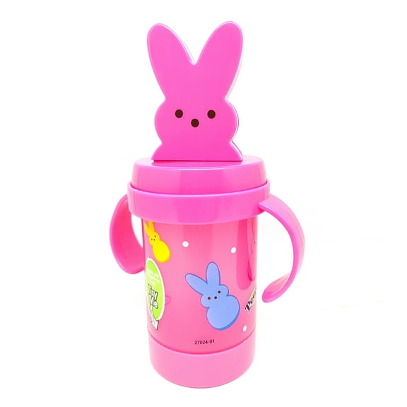 Light up Pink Bunny Peeps Sippy Cup for Boy and Girls Children