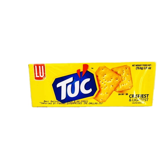 LU TUC Salted Biscuits - Golden Crunch, 24 Packs (79.8g/2.8 oz Each)