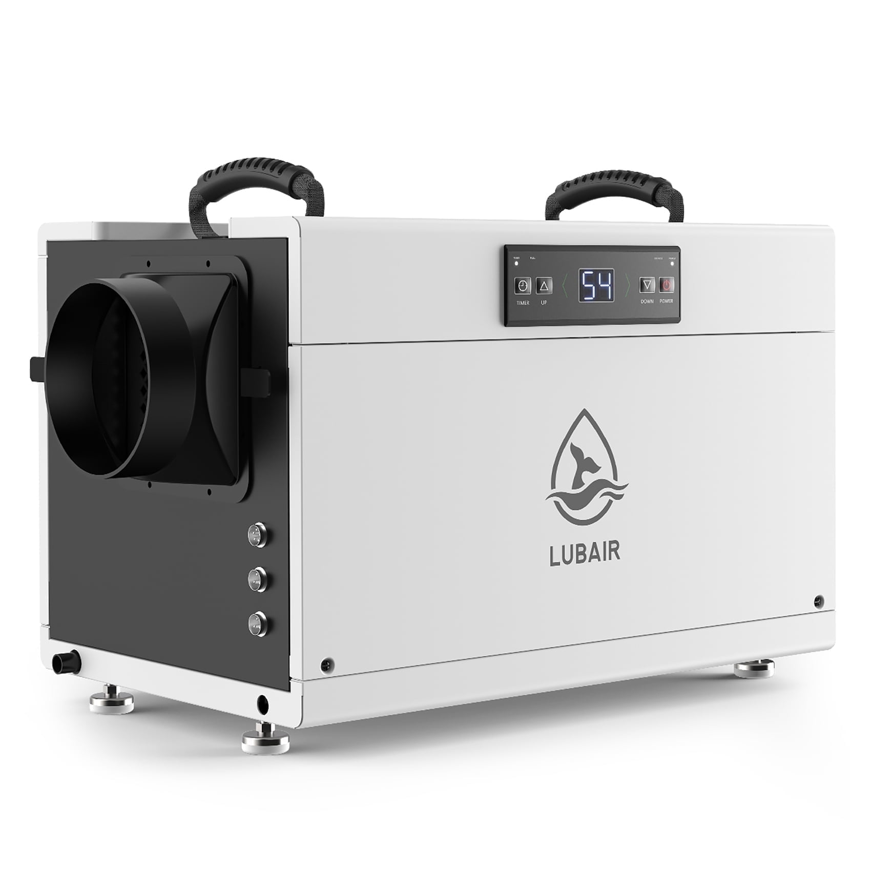 Lubair 145 Pint Crawl Space Dehumidifier for Basement, Commercial Dehumidifier with Drainage Hose, Energy Star Listed