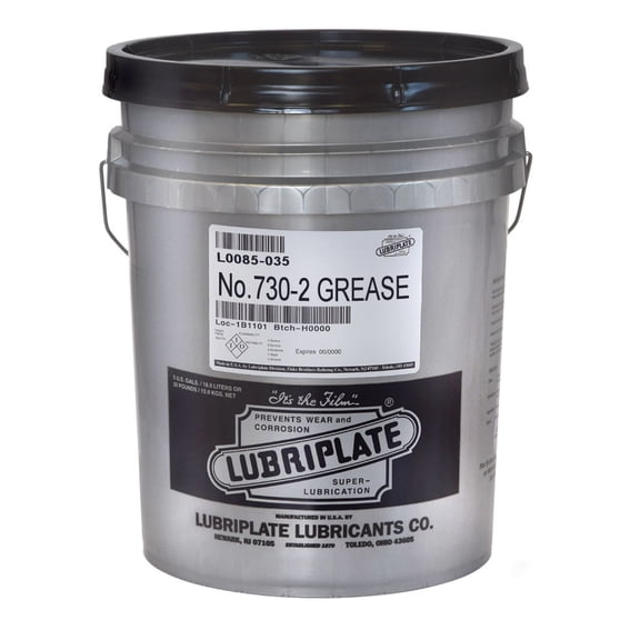 LUBRIPLATE ALUMINIUM COMPLEX TYPE GREASE L0085-035 No. 730-2 (35 Lb Pail)