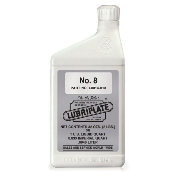 LUBRIPLATE INDUSTRIAL BEARING GEAR OIL No. 8 L0014-013 (12*2 Lb/Case)