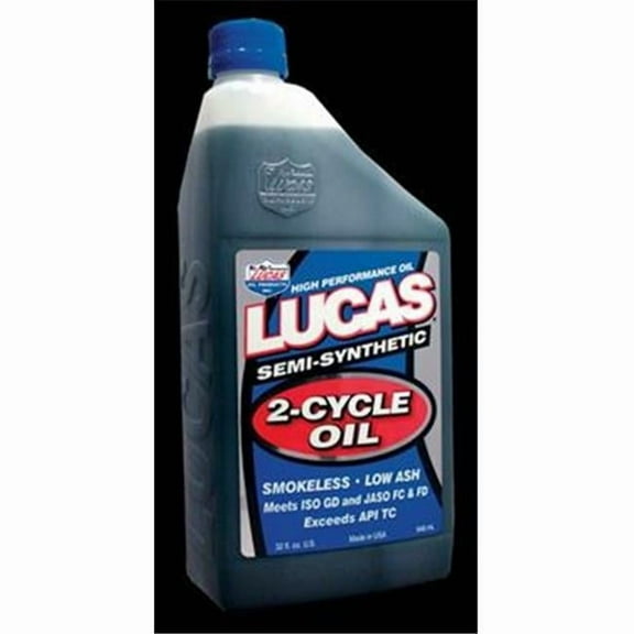 LUCAS OIL 10110 Semi Synthetic 2-Cycle Oil, 25 Lbs.
