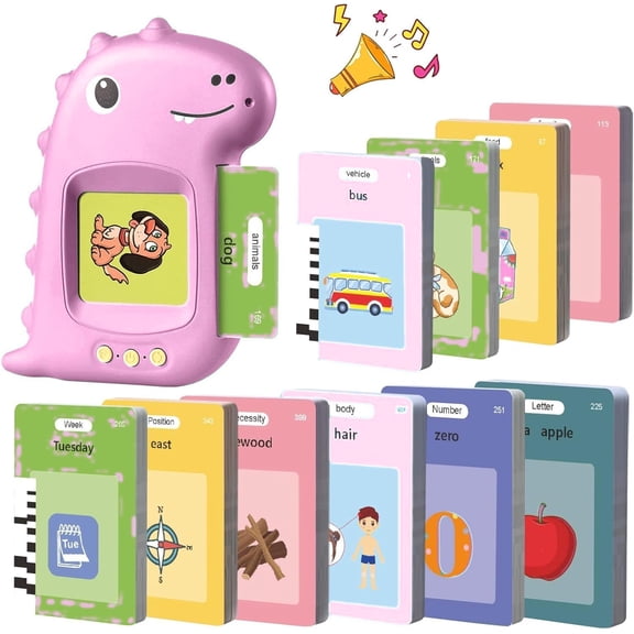 LUCKDEER Talking Flash Cards with 510 Sight Words Early Educational Toys for 3 4 5 6 Year Old Preschool Learning Resources Sensory Toys, Montessori Interactive Gift