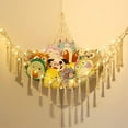 thumbnail image 1 of LUCKDEER Stuffed Animal Hammock Macrame Boho Plush Toy Net Hammock for Stuffed Animals with Light Pet Net for Stuffed Animals Corner Hanging Stuffed Animal Storage Holder Teddy Bear Net Kids Room, 1 of 9