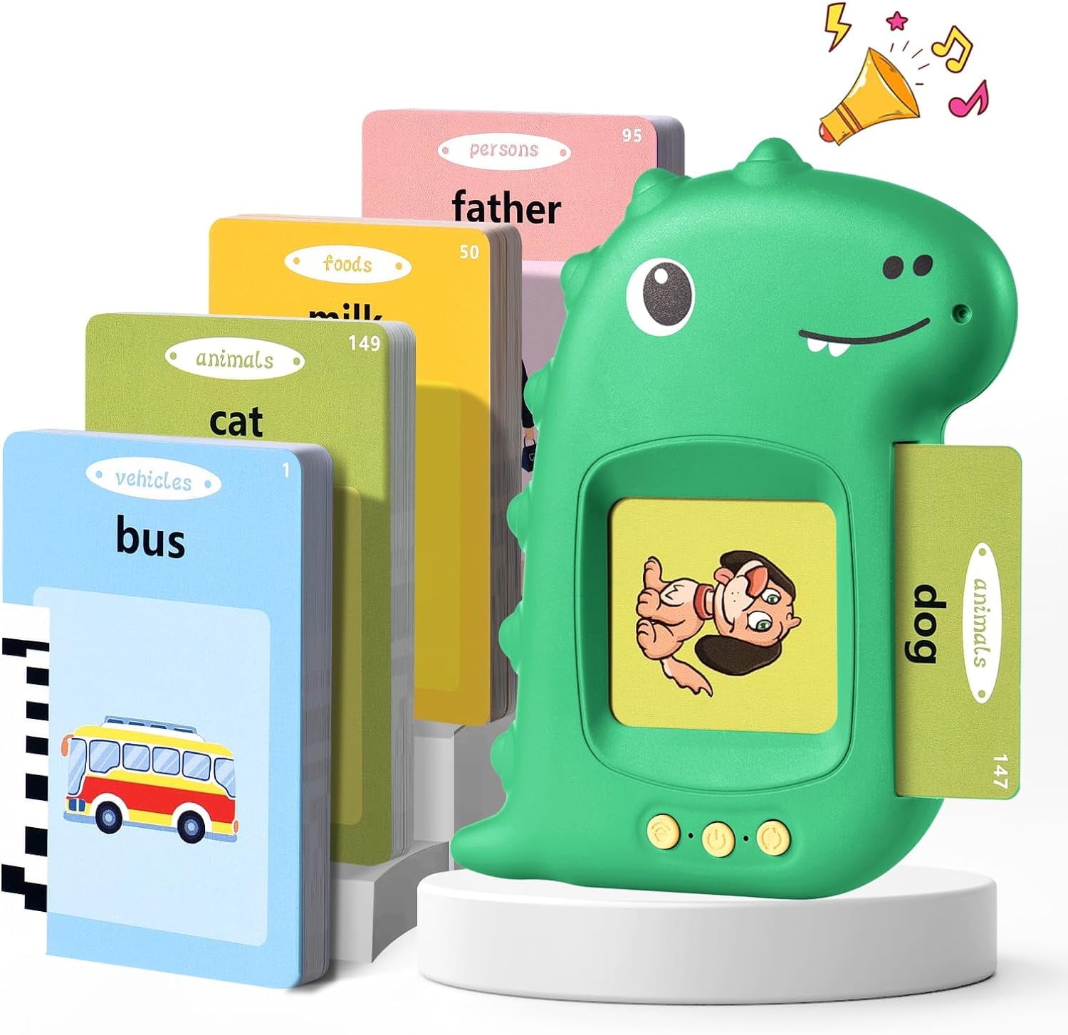 LUCKDEER Interactive Talking Flash Cards, Montesso