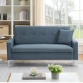 thumbnail image 1 of LUCKHAO  Modern Loveseat Sofa,Upholstered Sofa Couch with Underseat Storage,Comfy Storage 2-Seater Sofa Small Couches for Living Room, Apartment Small Space Office, 1 of 7