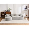 thumbnail image 1 of LUCKHAO Modular L- Shaped Chenille Sectional Sofa Couch with Chaise ,Sleeper Sofa Couches , Deep Seater Upholstered Memory Foam Sofa Couch ,No Installation, 1 of 14