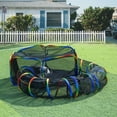 LUCKITTY Outdoor Rainbow Cat Enclosures Playground,Outside House for
