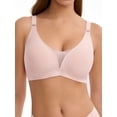 thumbnail image 1 of LUCKMEEY Deep V Wireless Bras for Women Seamless Full Coverage Push Up Everyday Bra S-3XL, 1 of 6