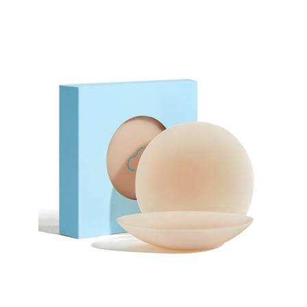 LUCKMEEY Reusable Nipple Covers for Women Hypoallergenic Sticky Adhesive Silicone Nipple Pasties Cup A-E