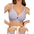 thumbnail image 1 of LUCKMEEY Seamless Bras for Women Wireless Full Coverage Bralettes Comfortable Wirefree Bra S-3XL, 1 of 8