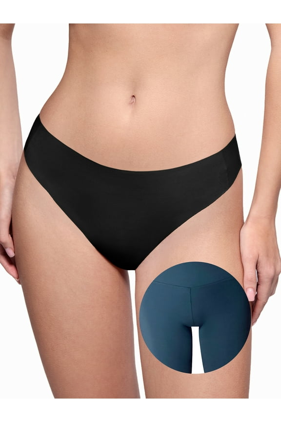 Seamless G-String Thongs for Women Camel Toe Cover Thong Concealer Panties Underwear