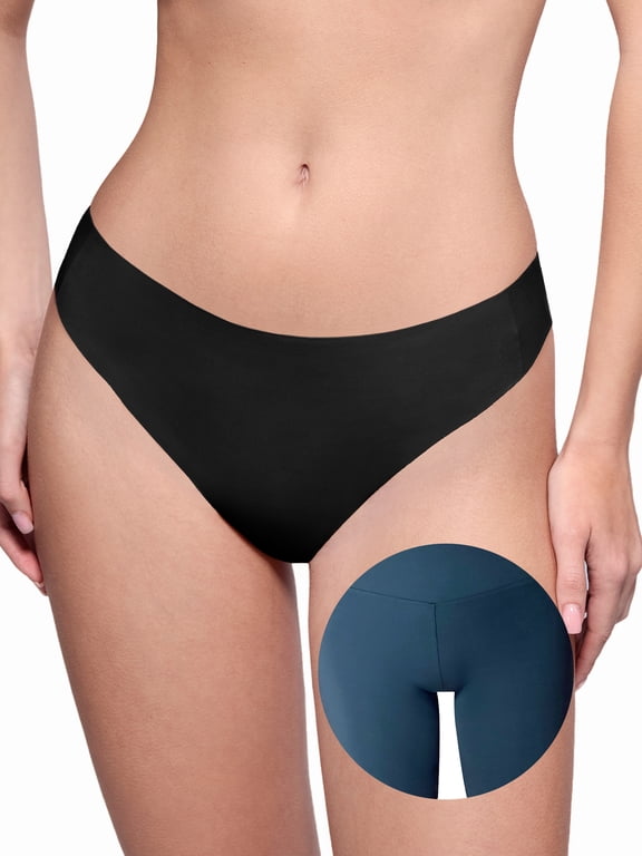 Seamless G-String Thongs for Women Camel Toe Cover Thong Concealer Panties Underwear