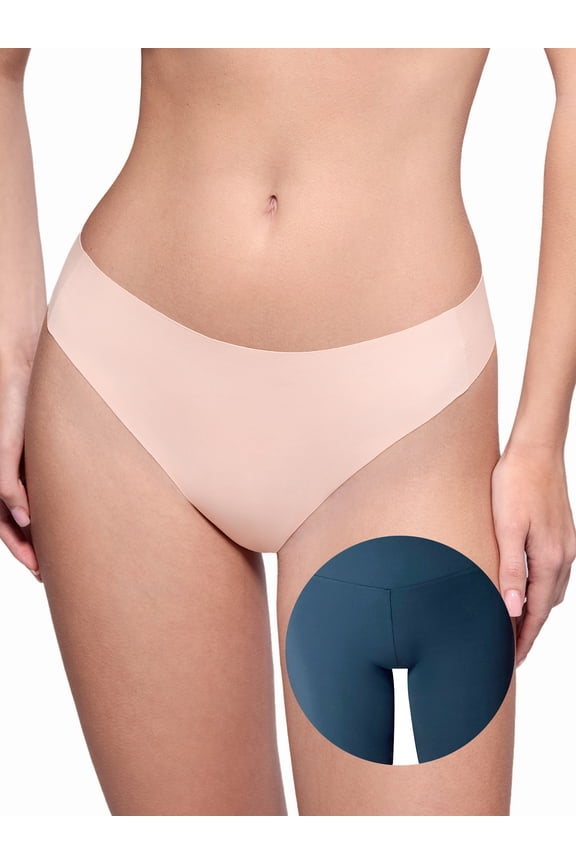 Seamless G-String Thongs for Women Camel Toe Cover Thong Concealer Panties Underwear