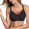 thumbnail image 1 of LUCKMEEY Wireless Mesh Bras for Women Seamless Full Coverage Push up Bra Plus Size, 1 of 6