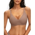 thumbnail image 1 of LUCKMEEY Women Deep V Plunge Seamless Wireless Support Convertible Bralette, 1 of 6