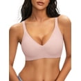 thumbnail image 1 of LUCKMEEY Women Deep V Plunge Seamless Wireless Support Convertible Bralette, 1 of 6