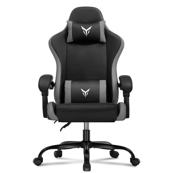 LUCKRACING Ergonomic Gaming Chair Lumbar Support, Gray