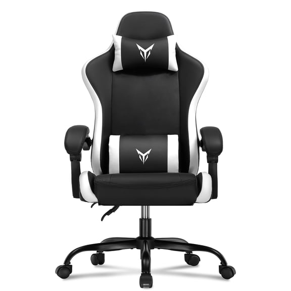 LUCKRACING Ergonomic Gaming Chair Lumbar Support, White