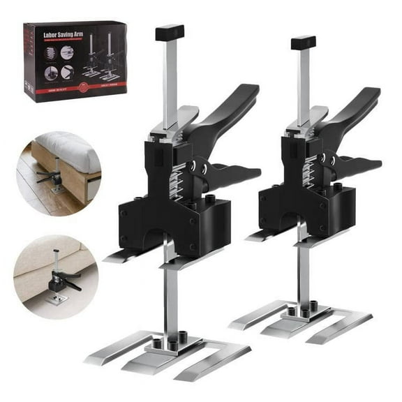 LUCKUP Hand Jack Lifter Arm Tool Lift 2PCS Labor Saving Arm, Multi-Function Height Adjustment Lifting Device for Positioning Aid, Cabinet Jack and Board/Door Lifter Tool, Man's Labor Saving Tool Gift