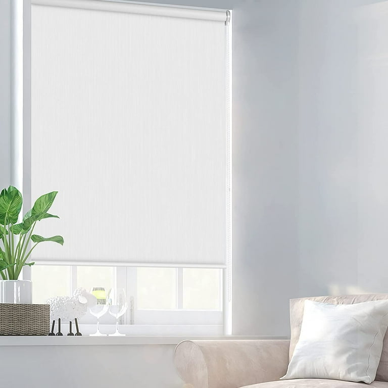 Roll up solar store shades for windows