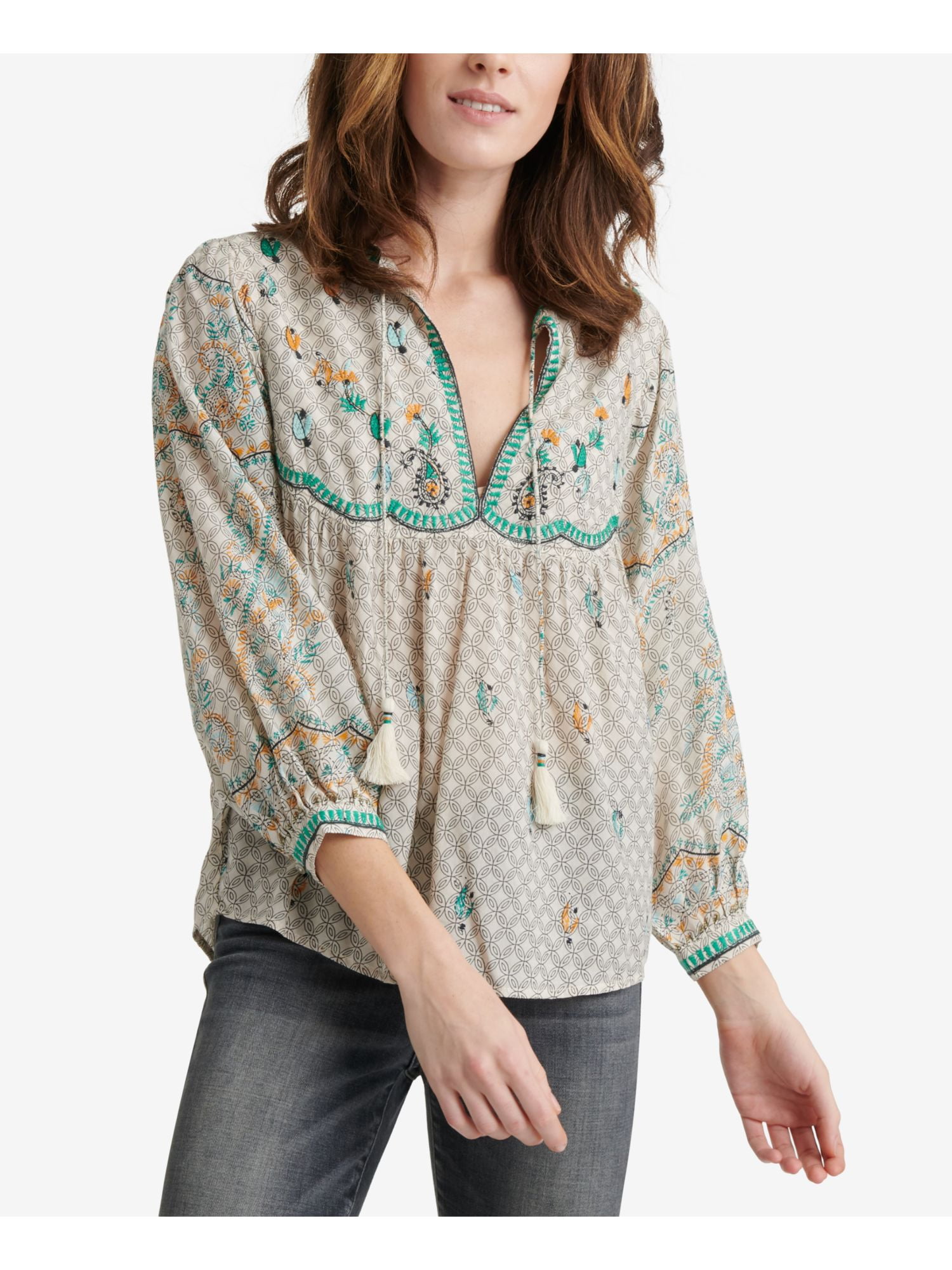 Lucky brand sale tunic tops