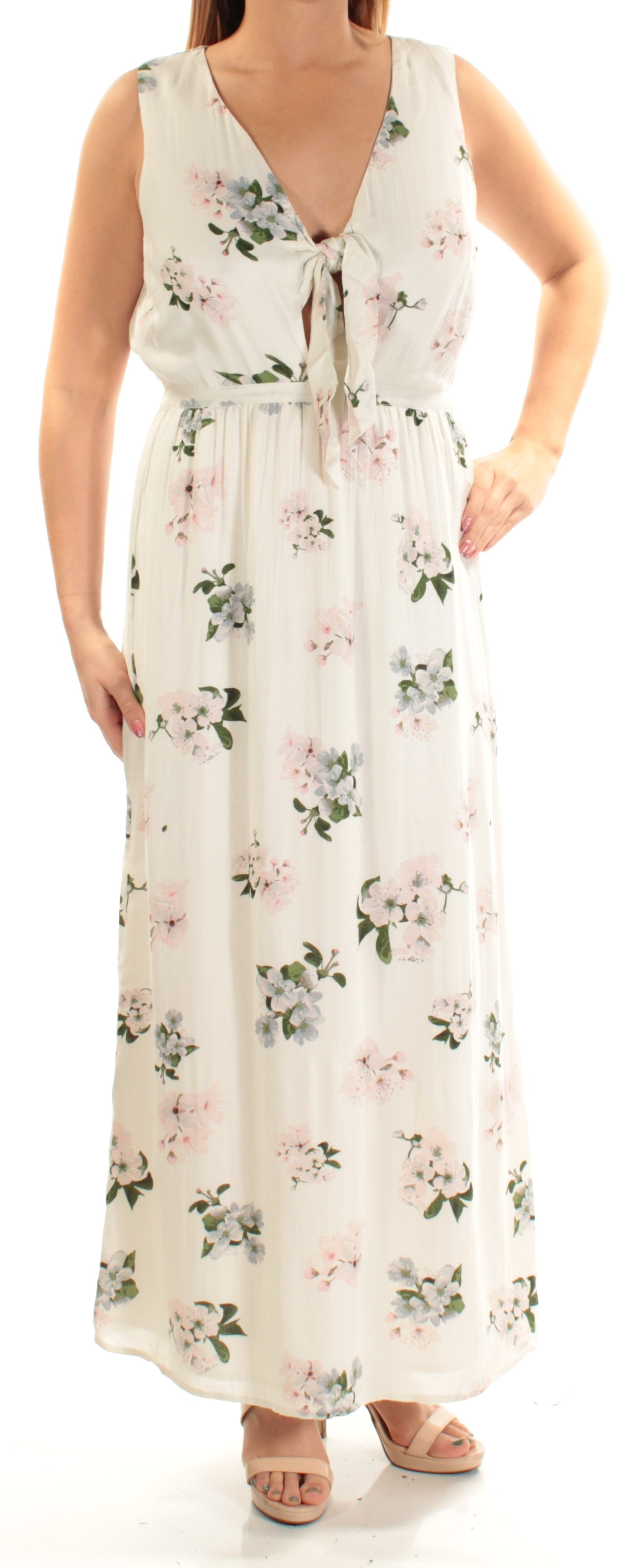 chinese dress ladies Dress Casual Maxi By Lucky Brand In Blue & White, Size:L – Clothes Mentor  Portage MI #270