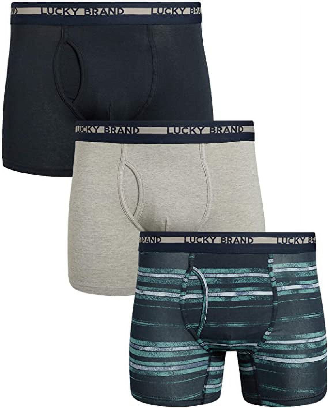 Lucky Brand Boxer X3 - 221 Hollywood Fish - Small Men Brief Underwear Pack P259, Men's