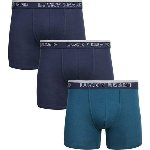LUCKY BRAND BOXER X3 - 221 P212 XLARGE - MODAL TEAL - MEN BRIEF UNDERWEAR PACK