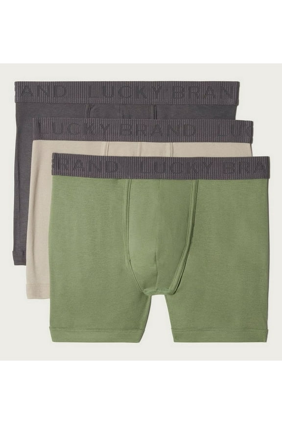 BOXER X3 - 233 GREEN SAND - XLARGE - MEN BRIEF UNDERWEAR PACK P324