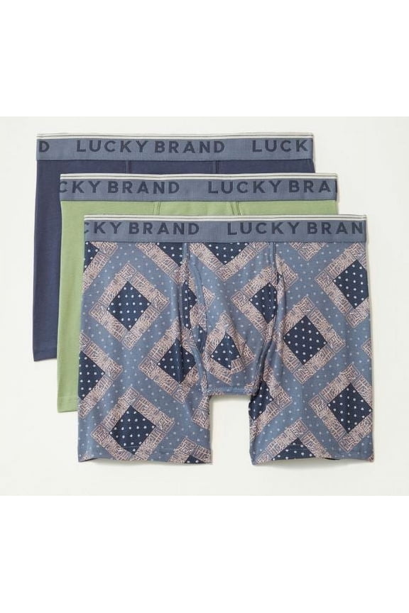 BOXER X3 - 233 PATCH PURPLE - XLARGE - MEN BRIEF UNDERWEAR PACK P315