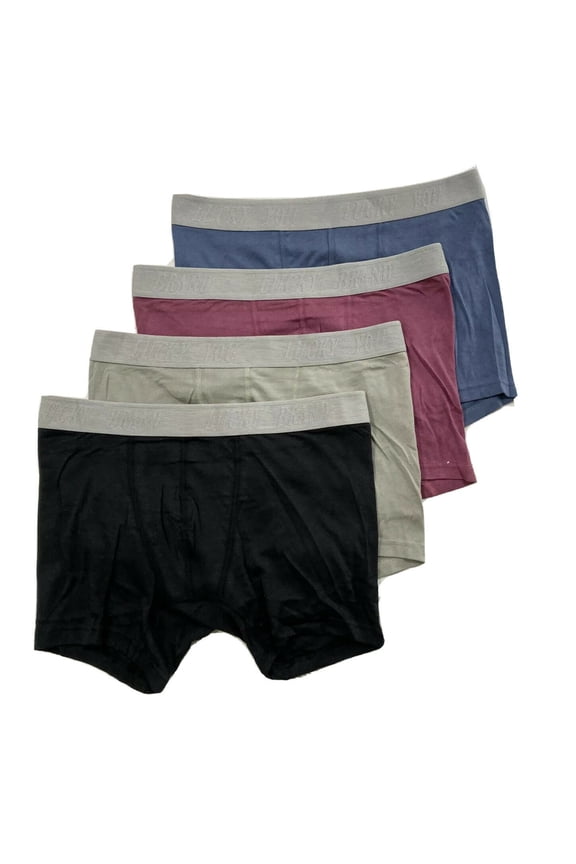 BOXER X4 - 211 P13 LARGE - BURUND GREY - MEN BRIEF UNDERWEAR 4 PACK